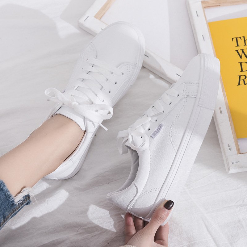 2021 spring new white shoes female leather student shoes female running flat shoes casual shoes 2021 spring new white shoes female leather student shoes female running flat shoes casual shoes